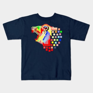 Abstract bear Kids T-Shirt